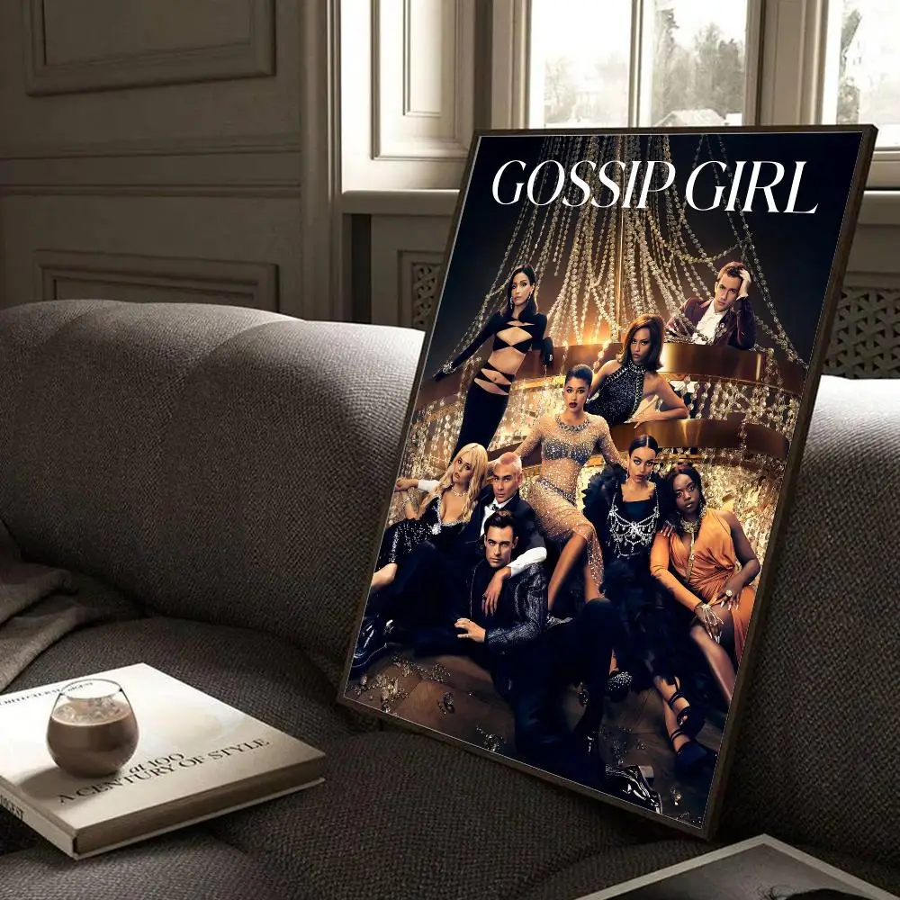G-Gossip Girl Moive Poster Modern Home Living Bedroom Bar Hallway Waterproof Wall Art Aesthetic Decor