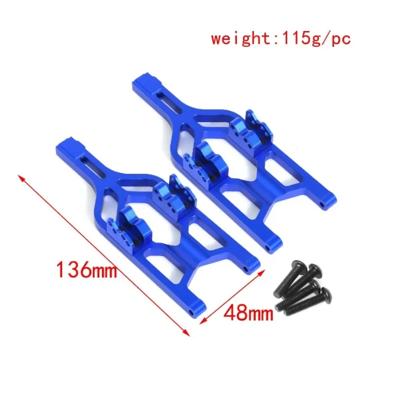 Metall Vorne Hinten Lower Suspension Arm 5132R Für 1/10 E-MAXX T-MAXX RC Auto Upgrade Teile Zubehör