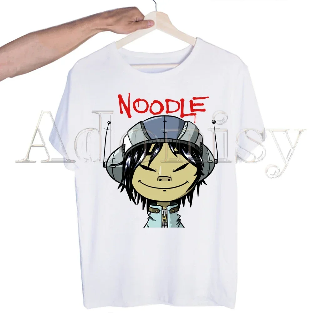 

Gorillaz Music Harajuku T-shirts Summer Men/Women Hip Hop Funny Print Tshirt Streetwear T Shirt Short Sleeve Tee Top