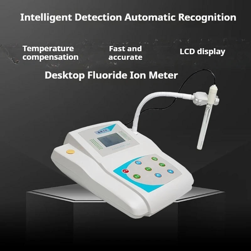 JHZ forDWS-51 Sodium Ion Meter Lab Ion Selective Electrode Water Quality Analyzer for Fluoride Chloride Detection High Precision