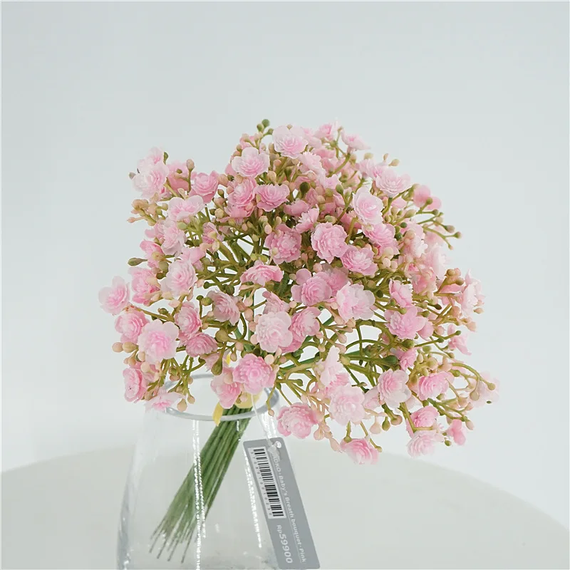 Artificial Star Flower Bouquet, Plastic Hand-held Flower, Wedding Supplies, Home Garden, Artificial Plants for Decoration