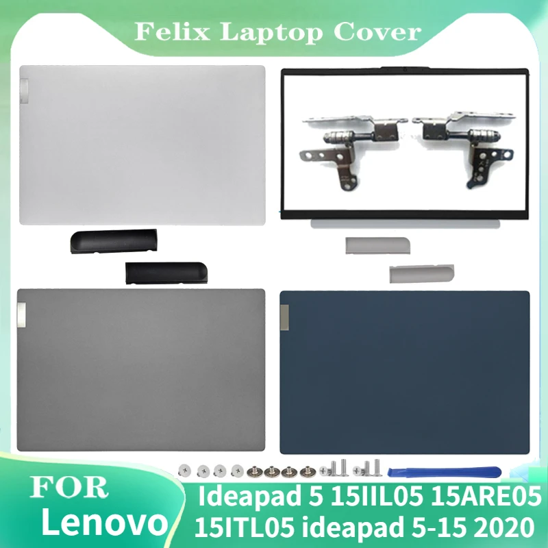 

NEW For Lenovo Ideapad 5 15IIL05 15ARE05 15ITL05 ideapad 5-15 2020 2021 LCD Back Cover Front Bezel Hinges Rear Lid Top Back Case