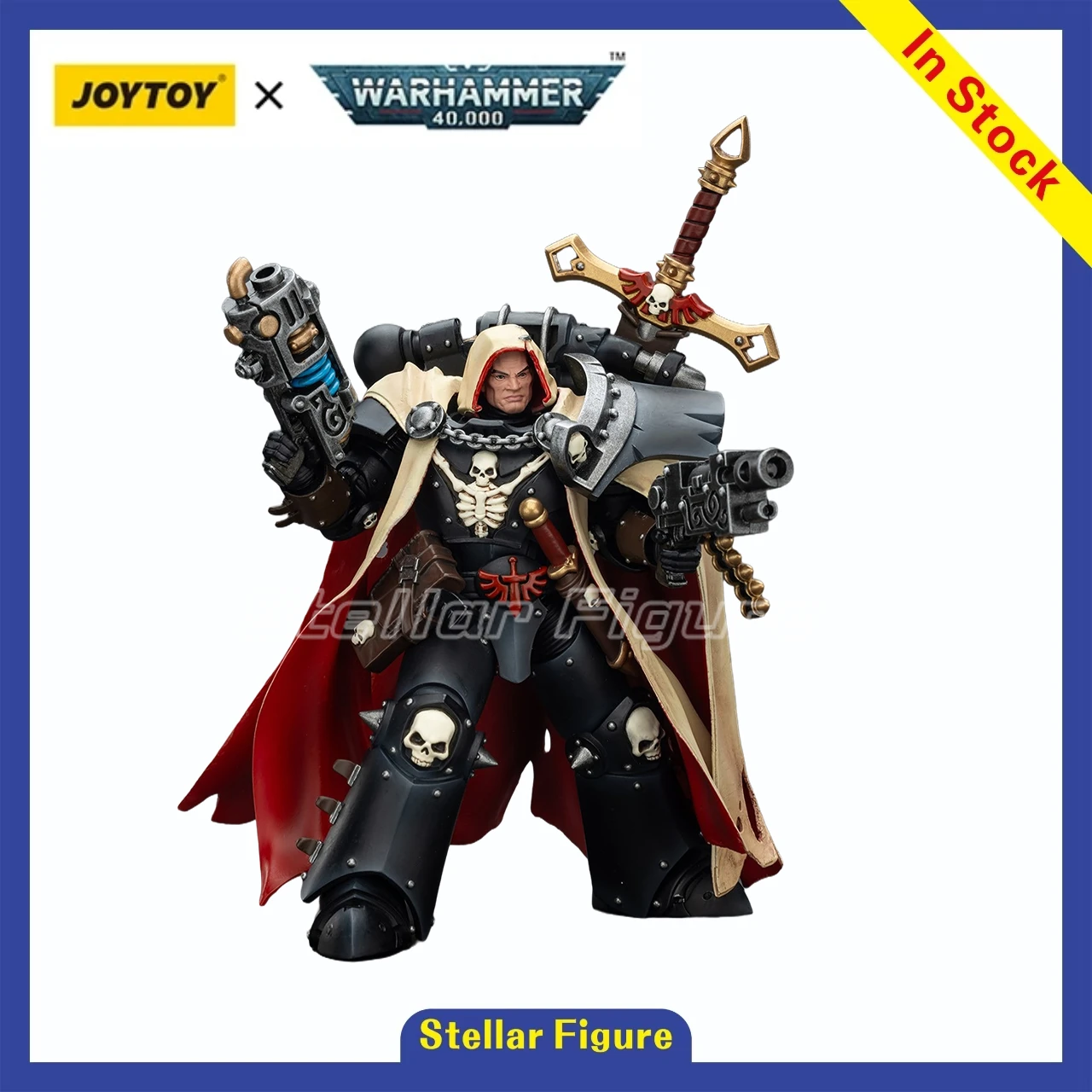 

【Предпродажа】JOYTOY Warhammer 40K 1/18 Фигурка Хаос Космическая морская пехота Cypher Lord of The Fallen Модель игрушки Коллекция подарков