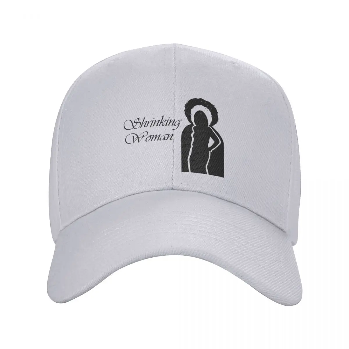 Shrinking Woman Logo Black Baseball Cap party Hat Icon Thermal Visor Caps Male Women's