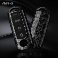 ABS Carbon Fiber Car Key Case Cover For Mazda 2 3 5 6 BL BM GJ Atenza Axela Demio CX-3 CX3 CX-5 CX5 CX7 CX-9 CX8 keychain