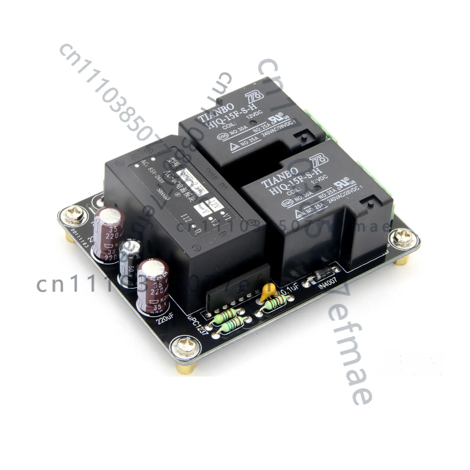 For Amplifier Board, High Power Amplifier Speaker ProtectionBoard DC DelayOvercurrent Protection Audio Speaker Protection Module