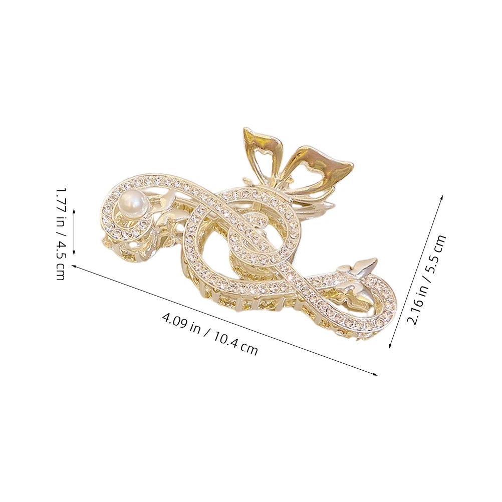 

Music Note Clips Claw Accessories for Women Dense Claws Decorative Hairpin Practical Design Suitable All Types Secure Grip Easy
