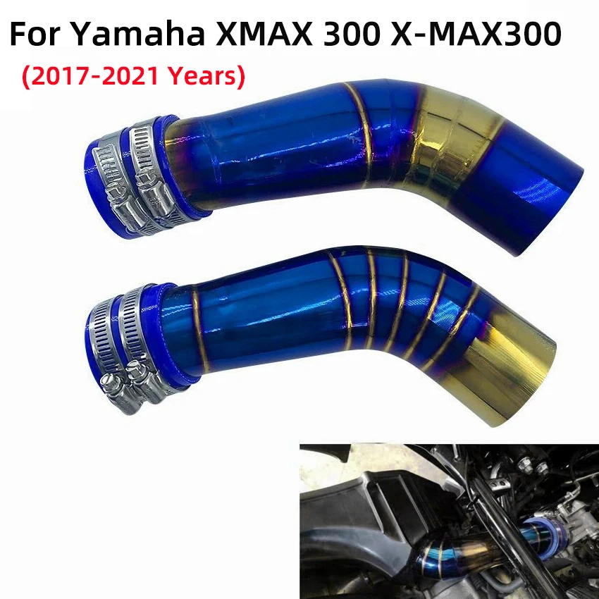 

For Yamaha XMAX300 X-MAX 300 Motorcycle Modified Accessories Stainless Steel Air Filter Intake Pipe Connection Pipe