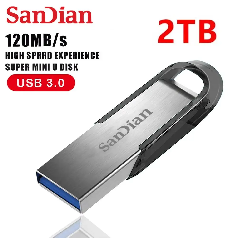 

Metal USB 3.0 Flash Drive Pendrive 2TB 1TB High Speed Memory Stick Large Capacity U Disk for PC Laptop Storage Key Ring Gift