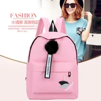 Portable Printed Leaves Backpack Large Capacity Rucksack Zipper Knapsack Female Shoulder Bag Simple Student Schoolbag