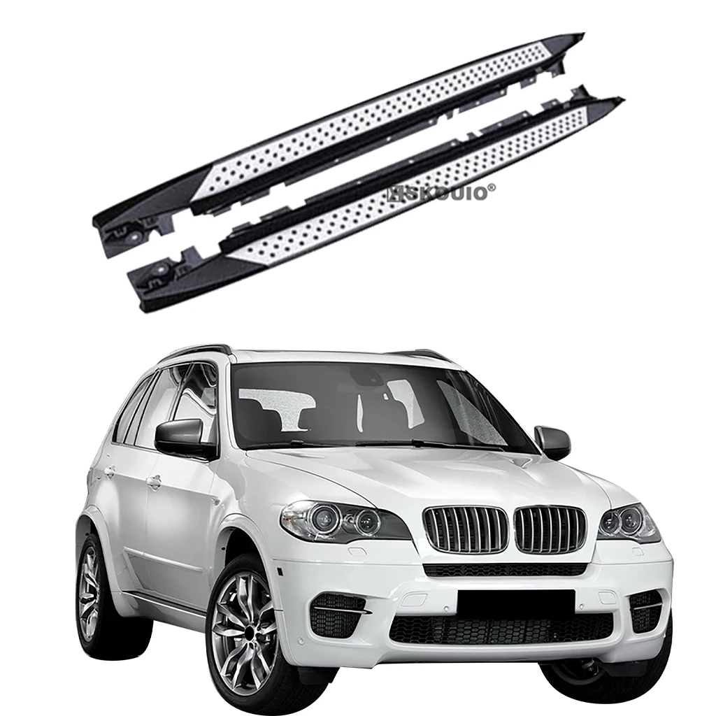 

Новый SKOUIO-AB7 OEM автомобильные аксессуары, боковая педаль для BMW X5 2007-2019, педаль из алюминиевого сплава, подножка