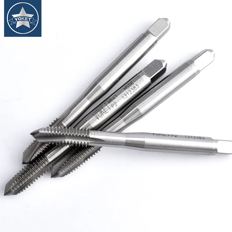 HSSE-M35 JIS Standard Spiral Pointed Tap M1 M1.2 M2 M3 M4 M4.5 M5 M6 M7 M8 M9 M10 M11 M12 M14 M16 M18 M20 M22 M24 Thread Taps