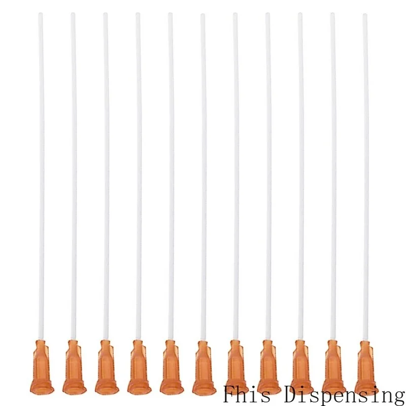 Glue Dispensing Needle Pack of 500 15G PP Flexible Needle Tube Length 125mm