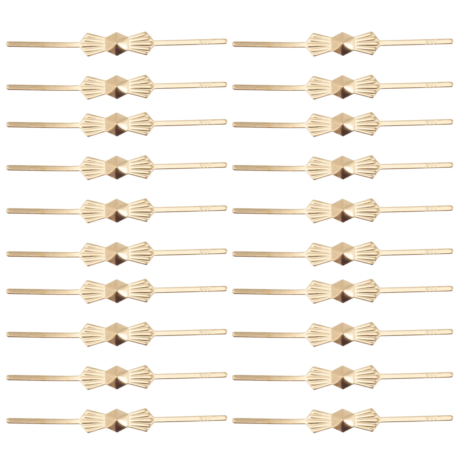 Conector de cristales de luz colgante, accesorios de lámpara con pajarita dorada, piezas para hacer lámparas de Metal