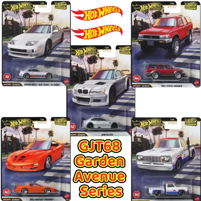 

Hot Wheels GJT68 Garden Avenue Series Железная основа Резиновая шина Bmw Nissan Toyota Dodge Модель автомобиля из сплава Литой игрушечный автомобиль в подарок