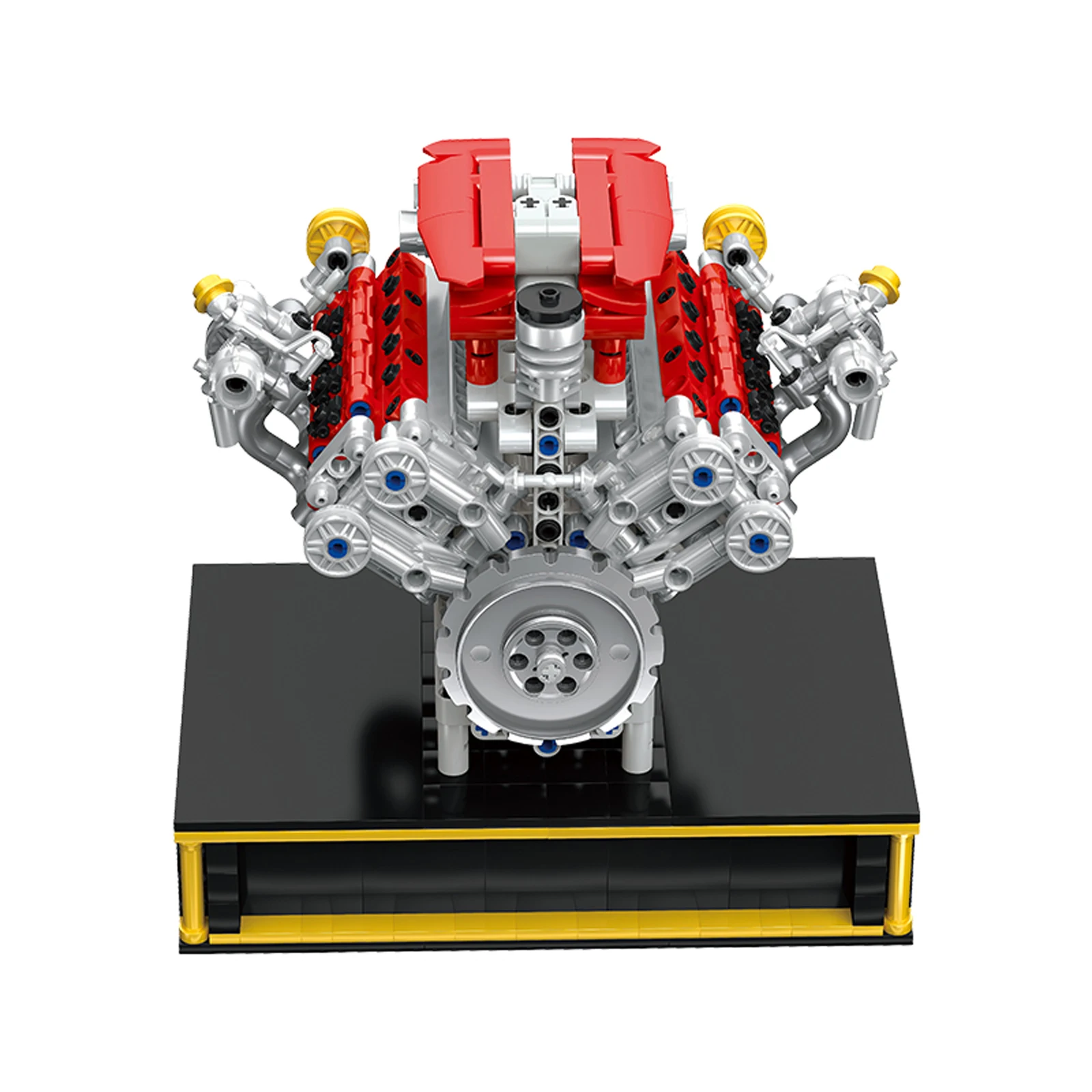 Neue 33001 V8 Motor Modell Bausteine Mit Motor Angetrieben 1123 stücke Montage Simulation Ornamente Kleine Ziegel Spielzeug Jungen Geschenke