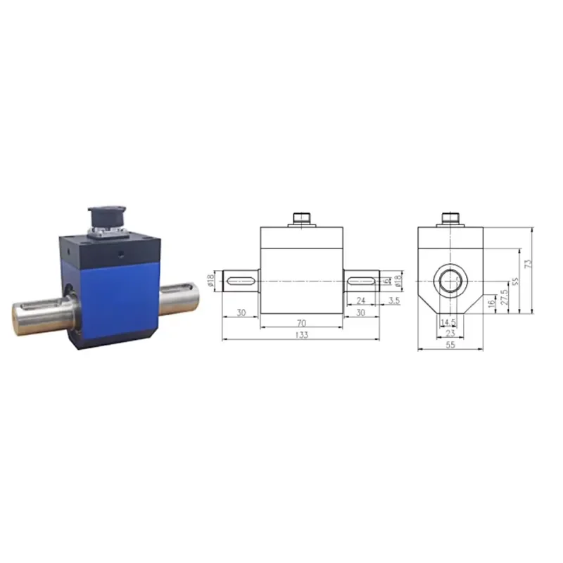 Torque and force sensor 200nm DYN-200 LCD high-speed dynamic 100nm 50nm 10nm RS485 analog torque sensor