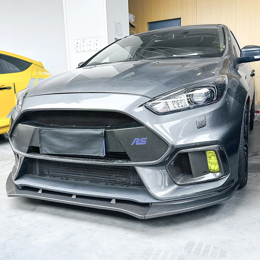 Protector de Parachoques Delantero, Spoiler, Difusor, Kit de Carrocería, Tuning, para Ford Focus RS MK3 2015 2016 2017 2018