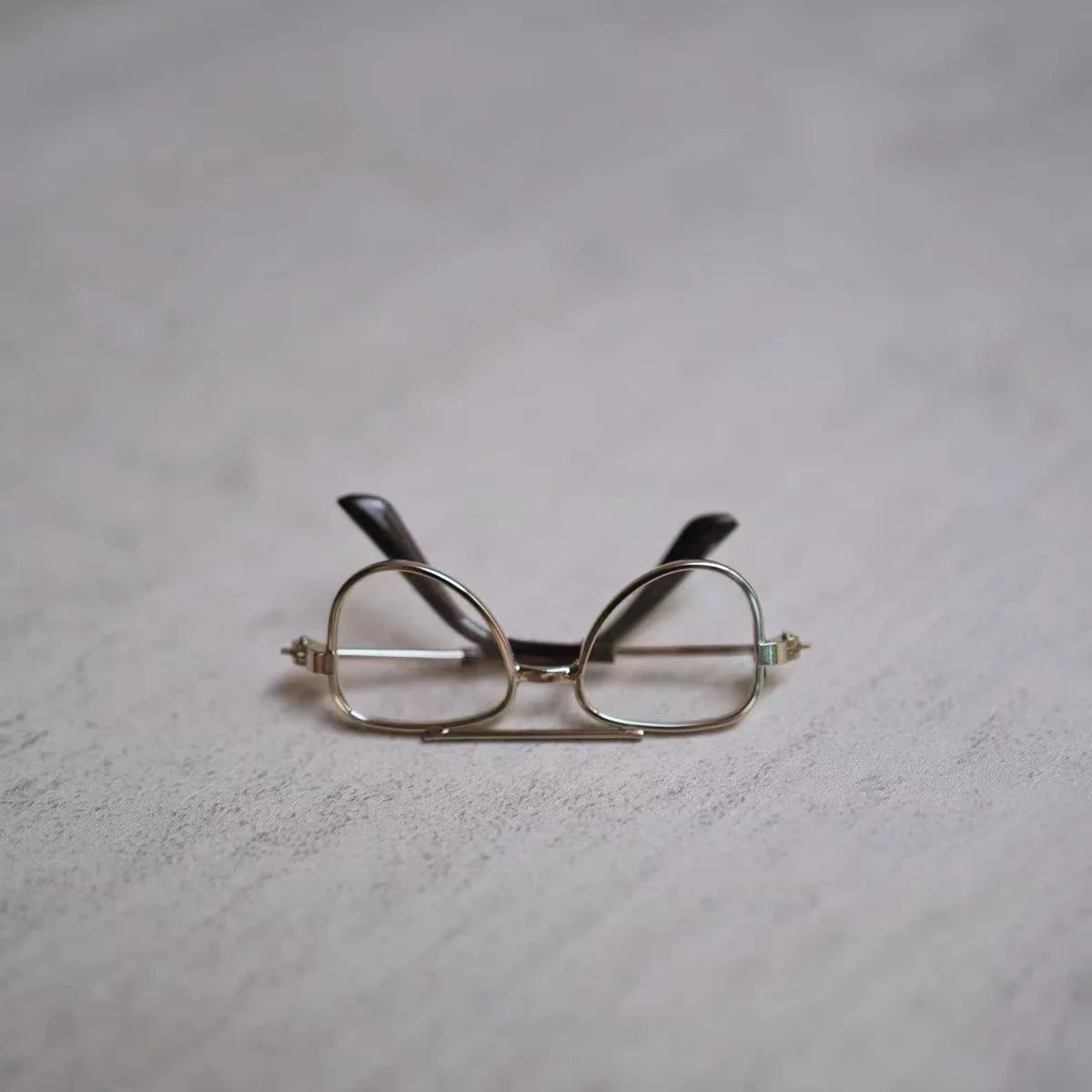 Gafas para Labubu sentado Macaron muñeca piloto gafas de Metal lindos Mini accesorios para figura de vinilo decoración de gafas elegante y fresca