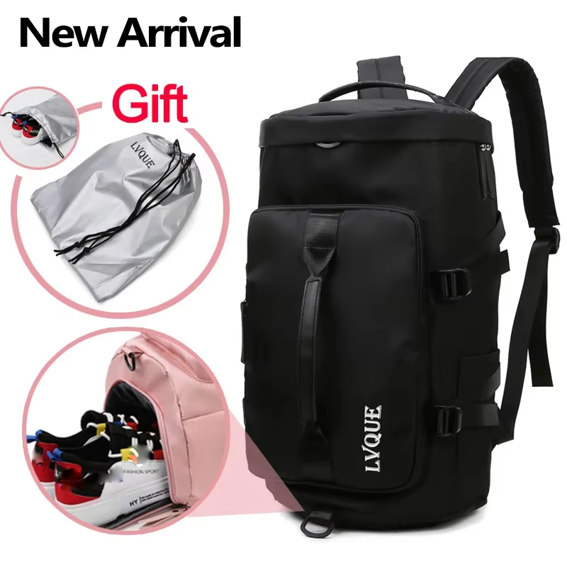 Women Fashionable Backpack Outdoor Sports  Gym Bag  Fitness Bags Large Space Multifunctional Travelling Handbag for Outing
