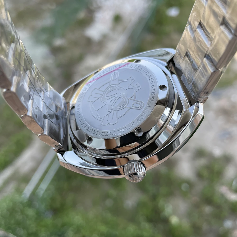 STEELDIVE – montre de plongée de luxe sd193, grande montre-bracelet, automatique, mécanique, cristal de saphir, étanche à 1000M, suisse, Super lumineuse