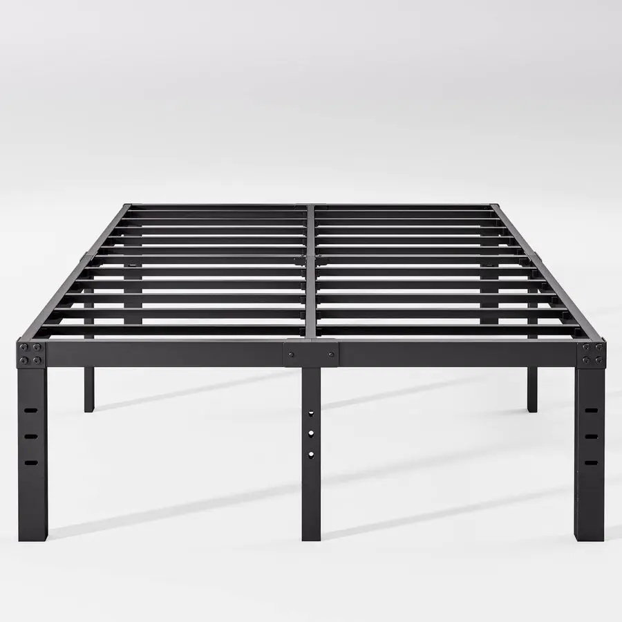 

Inch Full Size Bed Frame No Box Spring Needed, Heavy Duty Metal Platform Bed Frame Full for Heavy People, Easy Assembly, Noise