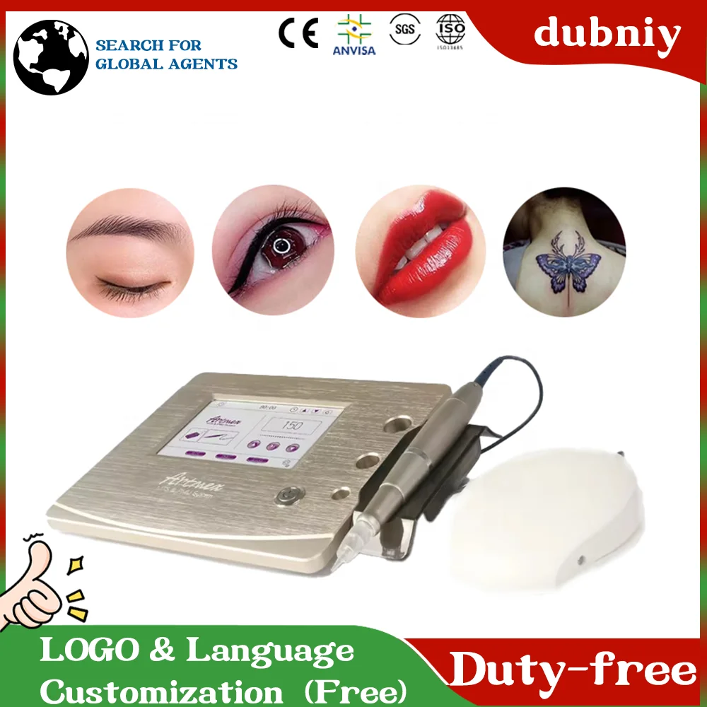 

Digital Rotary Tattoo Machine tattoo Eyebrow Lip Permanent Makeup Machine Digital Rotary Pen 12Head PMU&MTS System