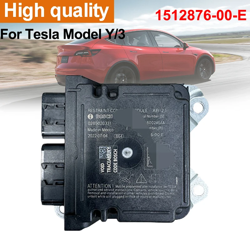 Durable Reliable Replacement Spare For Tesla Model Y/3 Airbag Computer Board Control Module 1512876-00-E Accesorios Para Auto