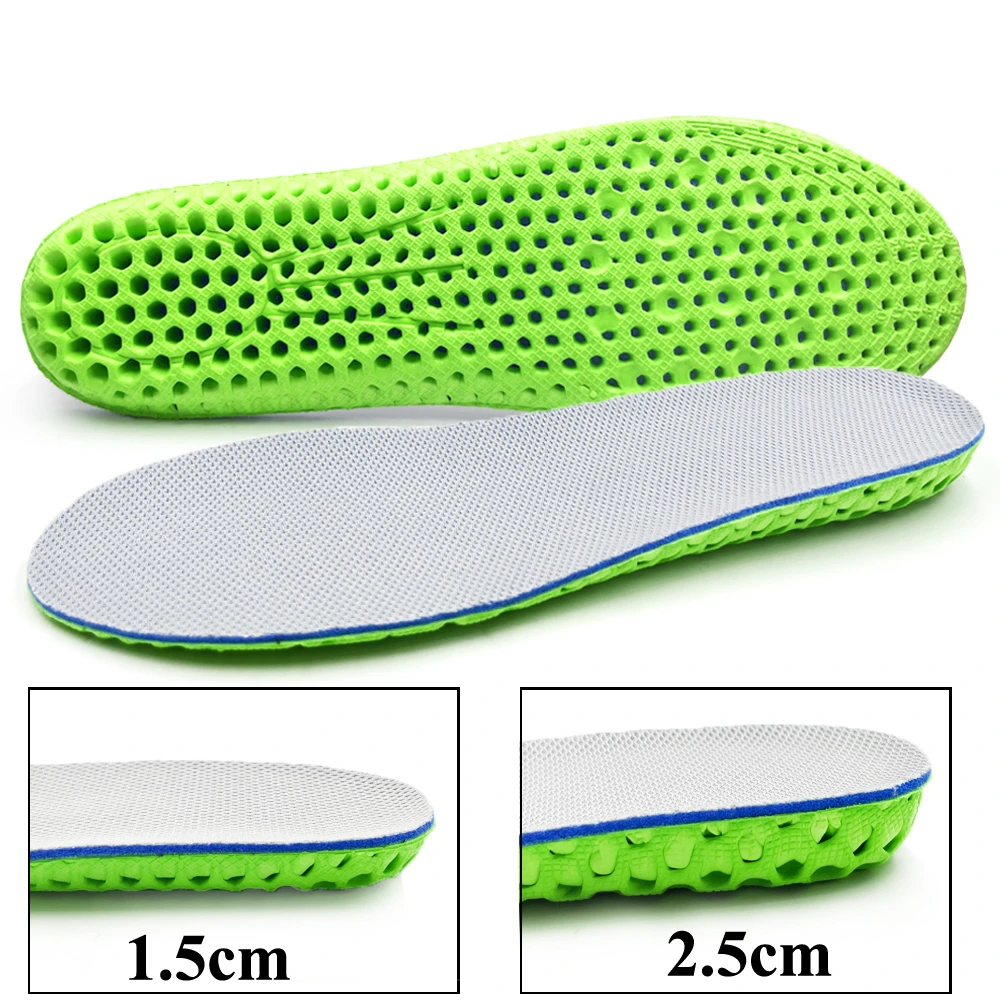 Mesh Deodorant Breathable Memory Foam Insoles Running Cushion Orthopedic Men Women for Daily Walking Running Comfort KOTLIKOFF