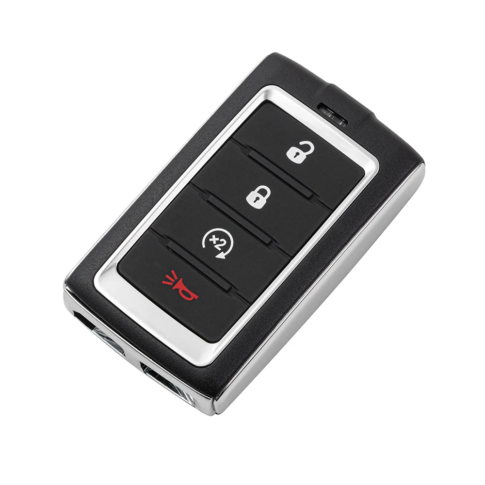 Car Emergency Key Shell Key case Cover 3 4 5 6 Button Smart Key Casing Replacement Key Shell for 2021-23 Jeep Grand Cherokee