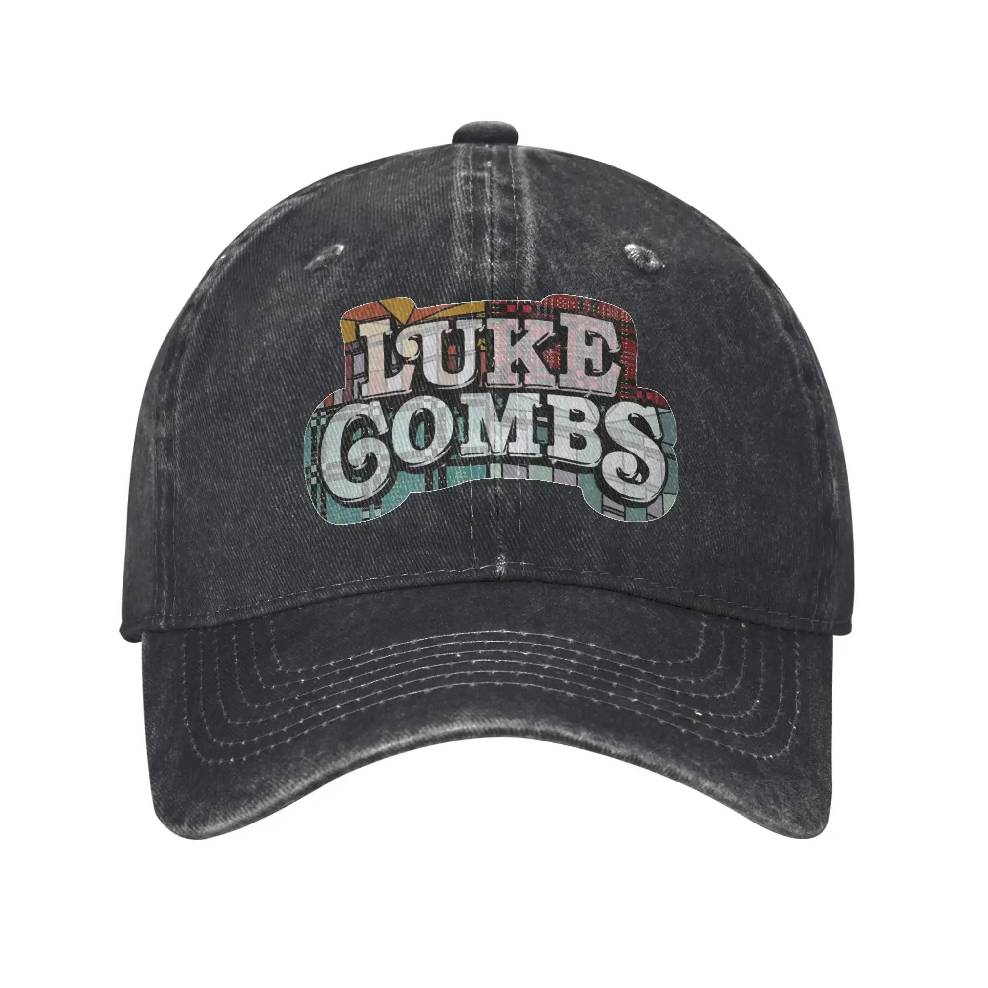 Lukes Combs Washed Baseball Cap Stylish Sun Trucker Hat Summer Women Men Tennis Skate Baseball Caps