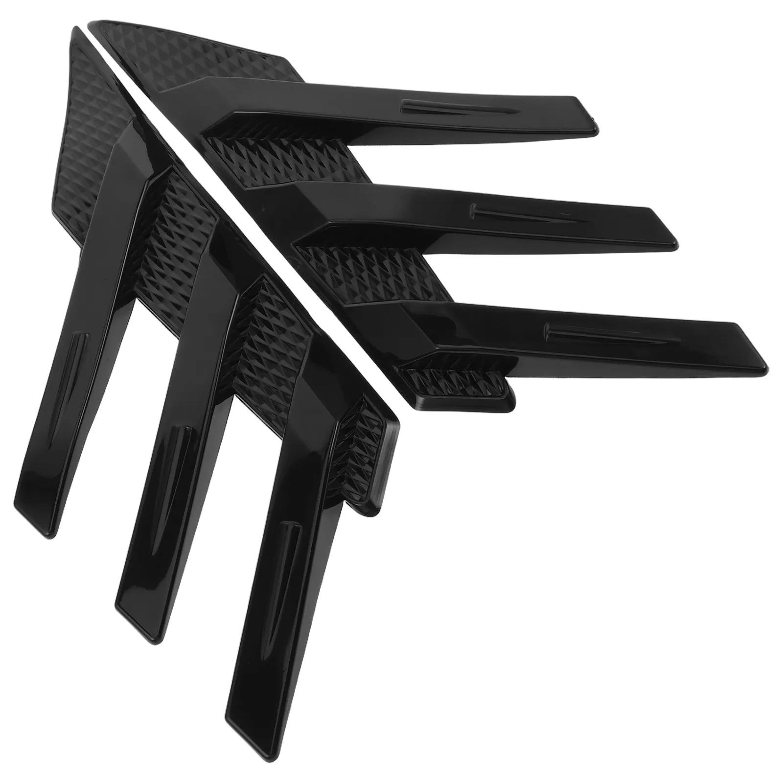 1Pair Car Rear Window Side Decoration Splitter Tpu Universal Spoiler Wing for Smooth Driving Reduced Turbulence Rainy Conditions