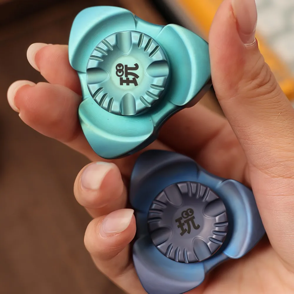 CHIMAGO EDC SANYE Fidget Spinner jouet anti-Stress trois feuilles Spinner Portable bureau conceptions originales Gadgets de soulagement de l'anxiété