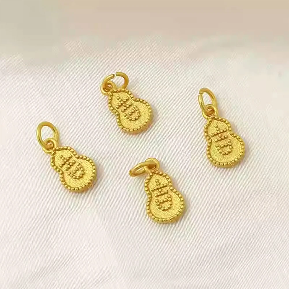 قلادة محظوظة على شكل زهر الخوخ الذهبي غير اللامع يمكنك صنعها بنفسك قلادة مجوهرات عصرية وسوار ومواد إكسسوارات الملابس #2