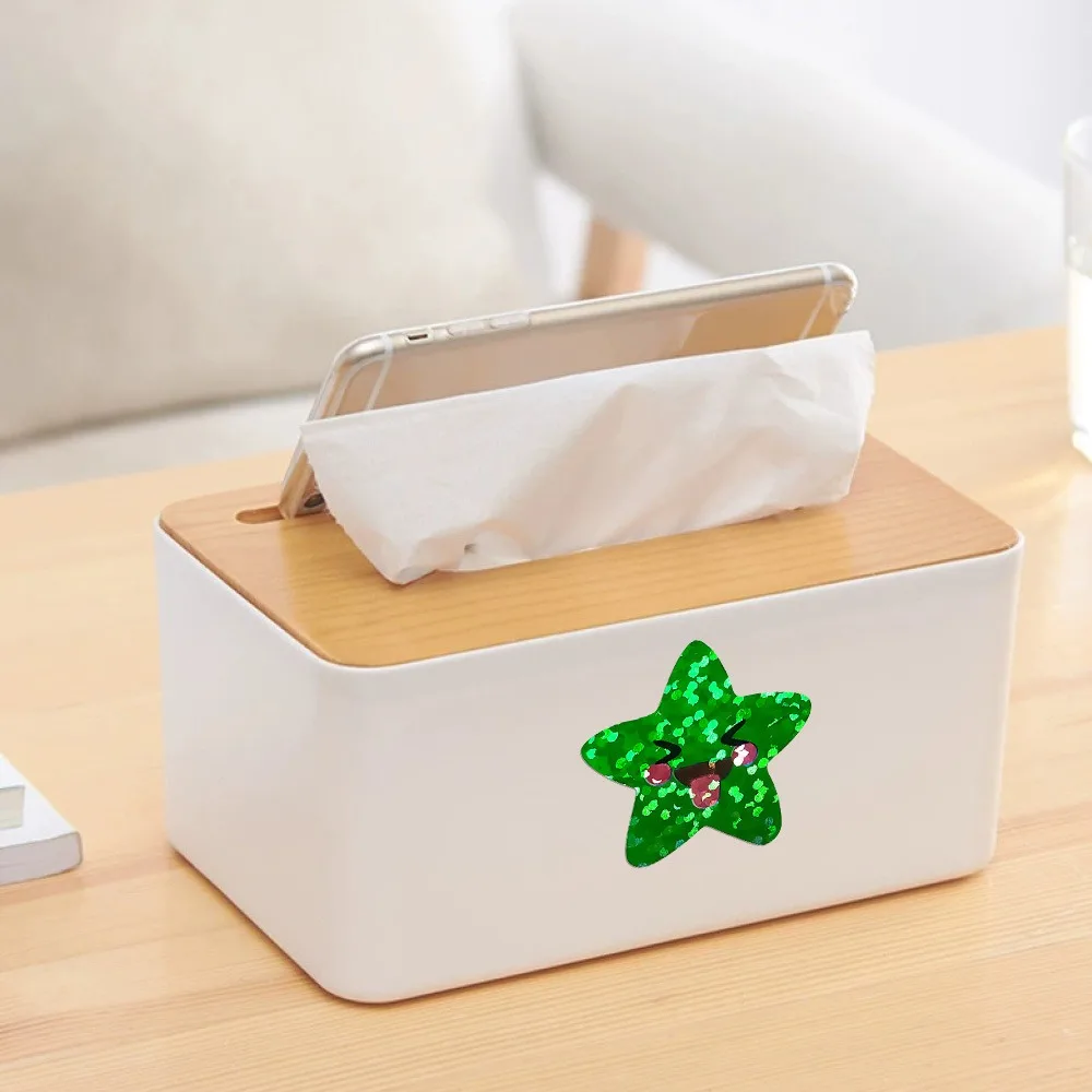 100-500PCS New Star Stickers Cartoon Stickers Small Packaging Roll Pack Rolling Stickers for Children Kids Thank You Lables