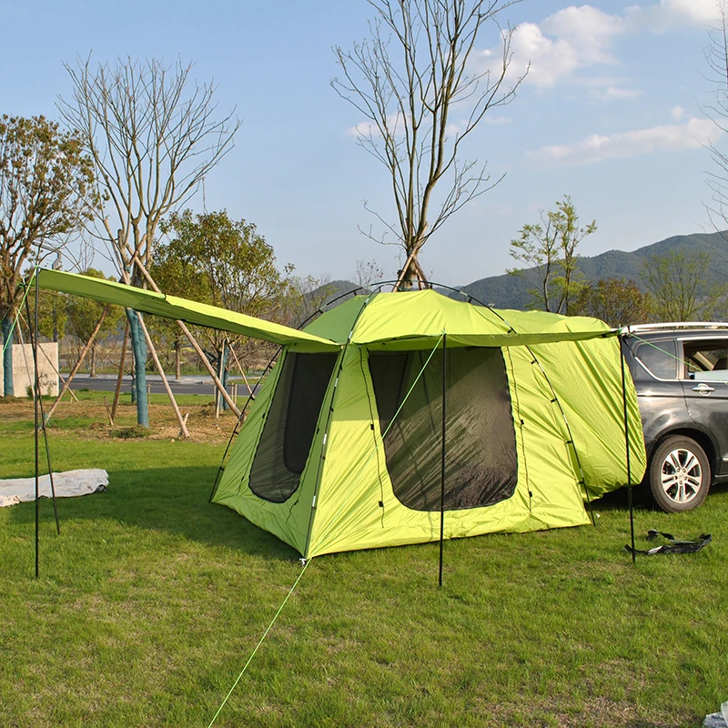 Imagem -04 - Tenda do Carro Telhado para Pesca Caminhadas e Camping Car Docking Tailgate