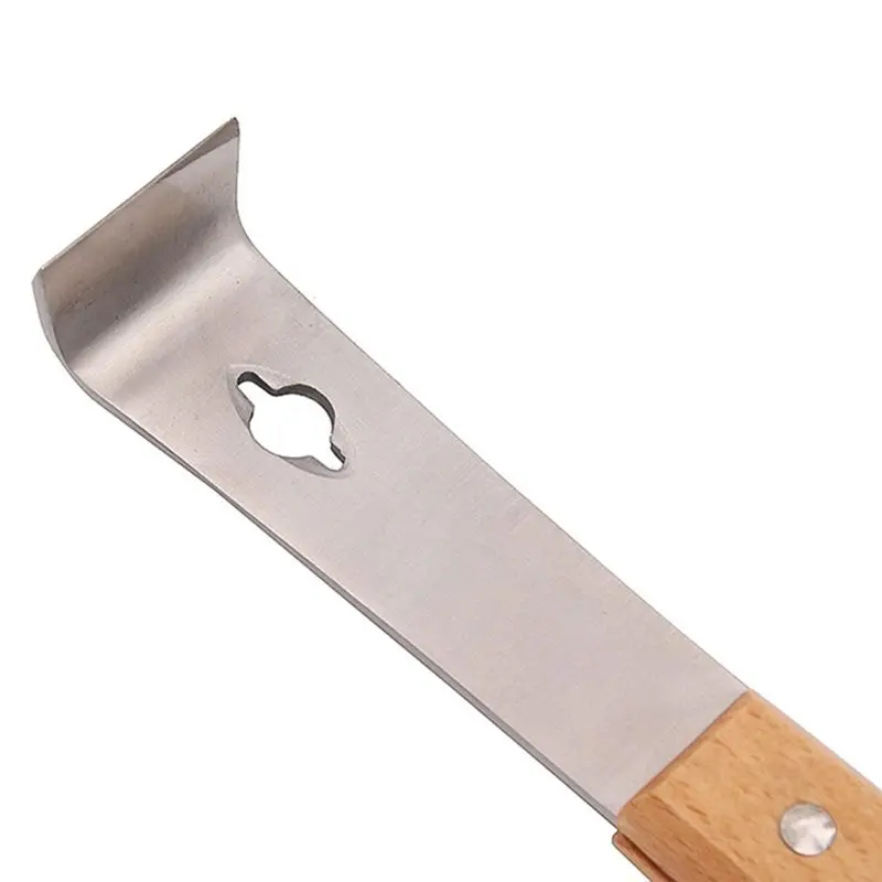 ABYN-Hive Tool Wood Handle Honey Scraping Scraper Multifunctional Beekeeper Beekeeping Apiculture Supplies