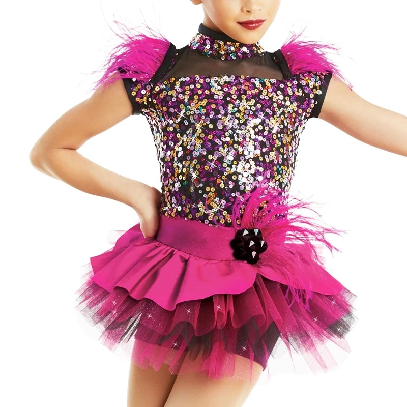 

Customized sizes, customized colors, children's and girls' performance clothing, jazz clothing