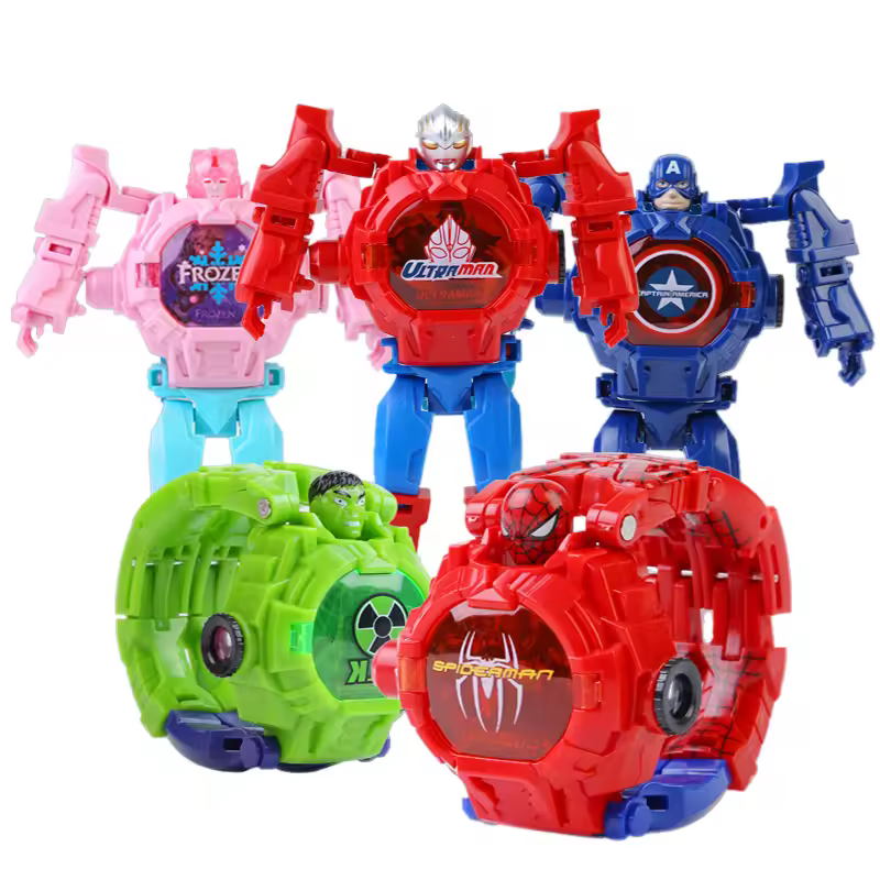 디즈니 마블 로봇 시계