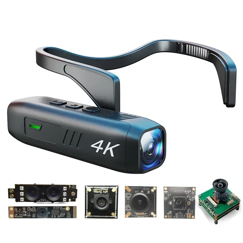 2025 Premium Products Open API Professional Portable 4K HD Action Cameras Smart Wearable Medical Clinic Surgical Diagnoses Head