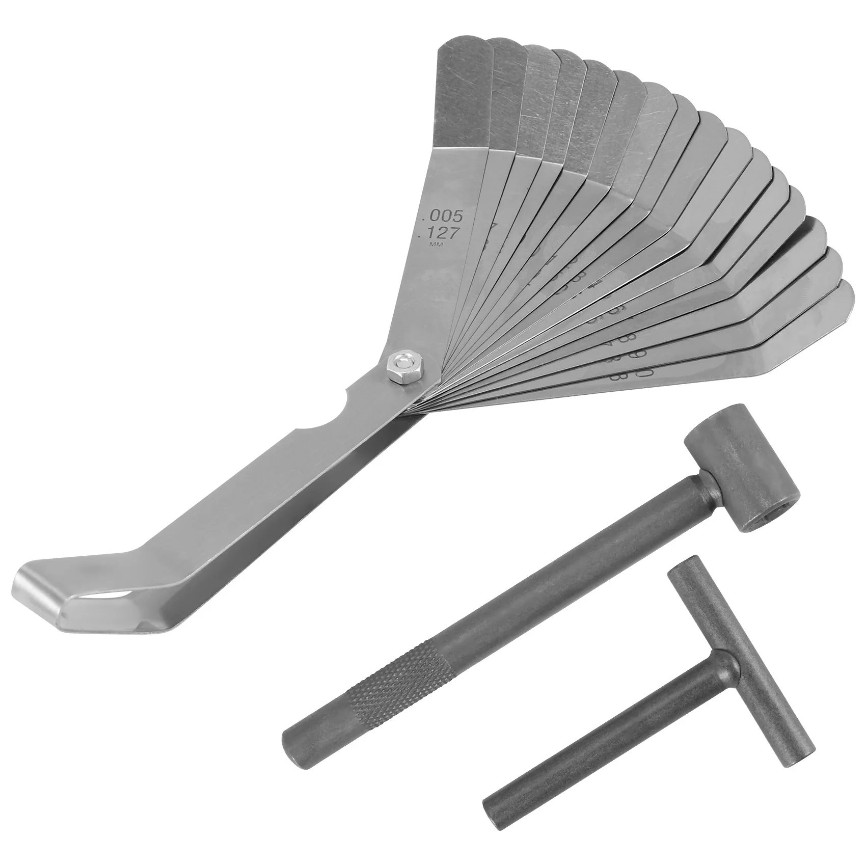 Outil de réglage de vis de soupape de moteur, Spblown, dégagement de soupape, outils de réglage, jauge d'épaisseur, 0.005 - 0.020 ", 3 pièces