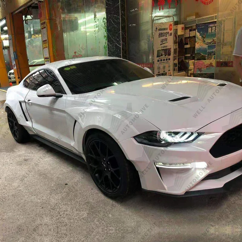 อะไหล่ตัวถังรถยนต์ บังโคลนเหล็กคุณภาพสูง สีดำ สำหรับรถมัสแตง ปี 15-22