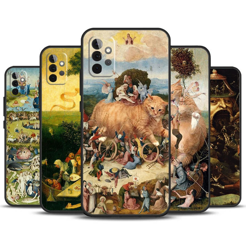 Hieronymus Bosch Art Painting Case For Samsung Galaxy A13 A33 A53 A32 A52 A22 A12 A15 A25 A71 A51 A14 A24 A34 A54 Cover