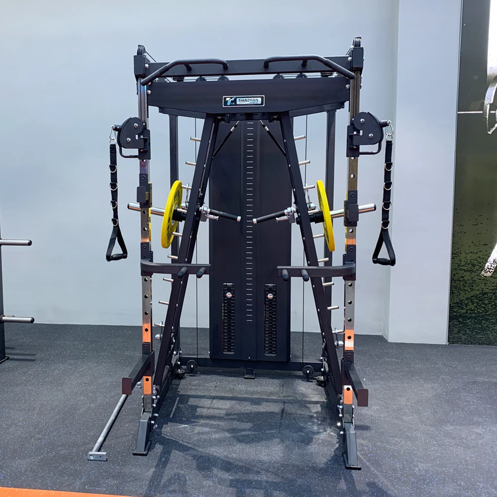 Factory Gym Fitness Smith Machine Strength Training Equipment Multi-Functional Smith Machine