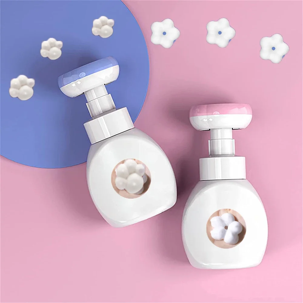 Hand Foam Dispenser Flower Shape Hand Soap Foam Hand Dispenser Flower Stamp Dispenser Foaming Soap  for Kids