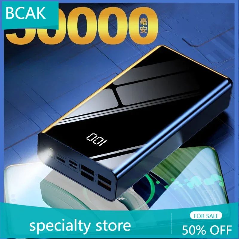 BCAK Specialty Store  Fast Charge Large Capacity Power Bank 50000 MAh 30,000   20,000 Power Bank