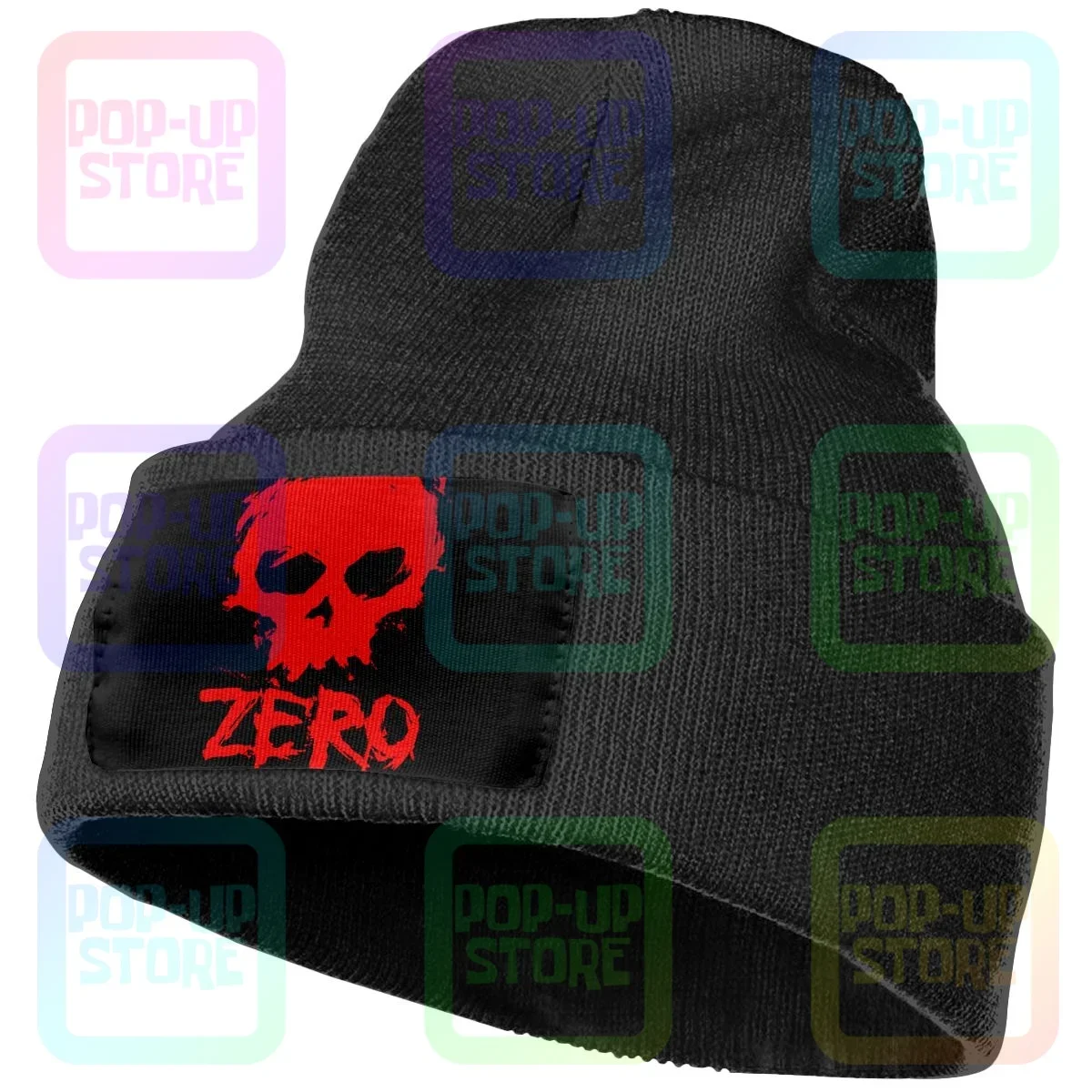 

Zero Skateboard Zero Blood Skull Custom Knitted Beanie Hat Beanies Cap Trendy Hipster Best Quality