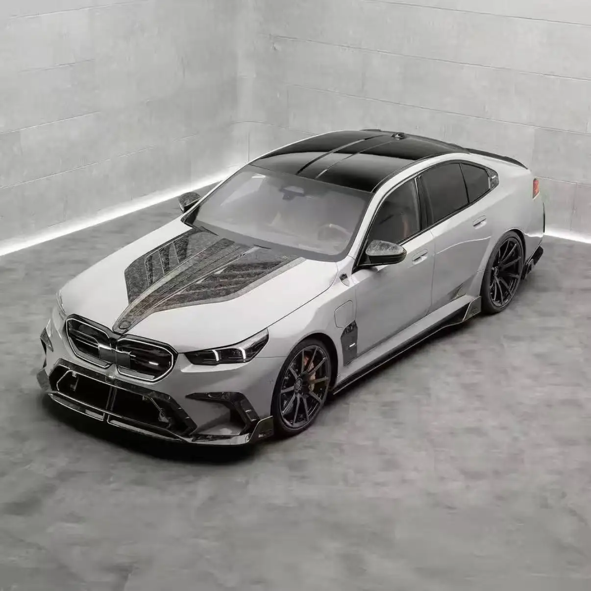 Classic Car Restomod Body KitsFor M5 G90 Body Kit M5 G90 Upgrade MSY Style Dry Carbon Fiber Front Lip Side Skirt Diffuser Spoil