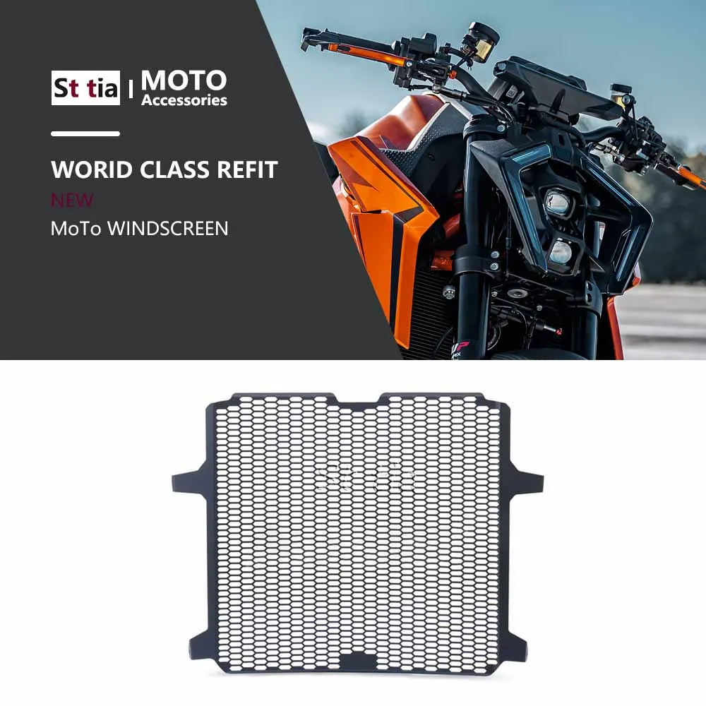 

Fit For 1390 Super Duke R Duke R Evo 2024 2025 Motorcycle Accessories Aluminum Radiator Guard Engine Skid Plate Cover