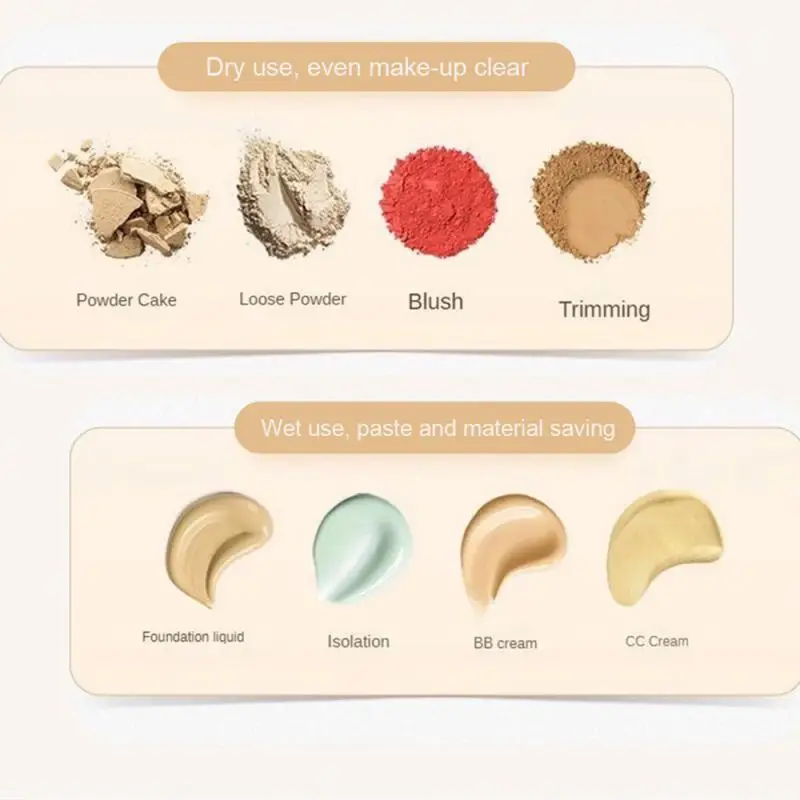 نفخة هواء ناعمة سميكة للغاية ، كبيرة جدًا ، نفخة مارشملو ، جافة ورطبة ، اسفنجة مكياج مزدوجة الاستخدام ، لا تمتص المسحوق
